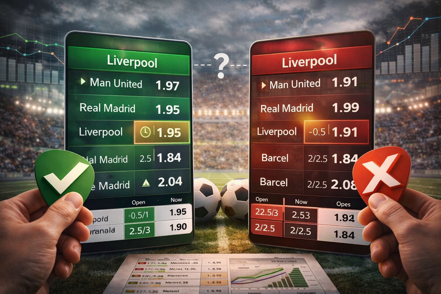 So sánh tỷ lệ cược bóng đá