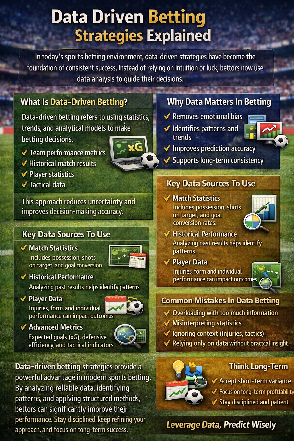 Data Driven Betting Strategies Explained