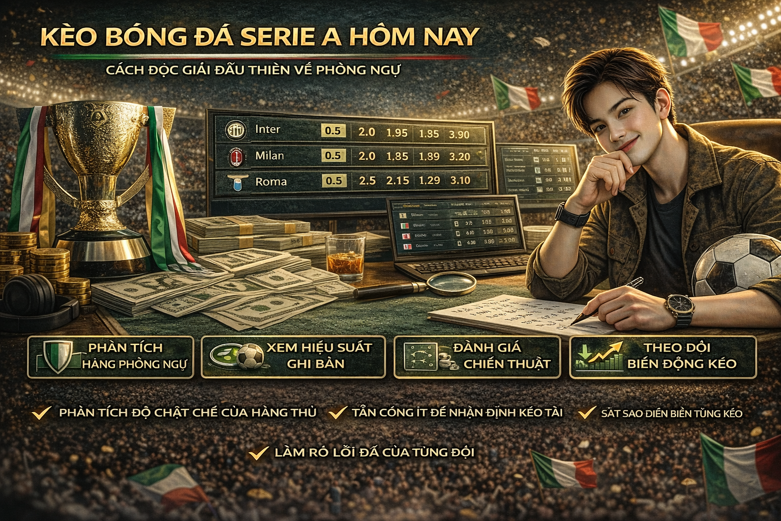 Kèo Bóng Đá Serie A Hôm Nay